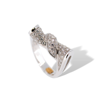 Anello fantasia Recarlo ZE832/B in oro 18k e diamanti naturali Donna  - ZE832/B